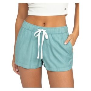 Roxy Blue Impossible Love Shorts with Elastic Waistband